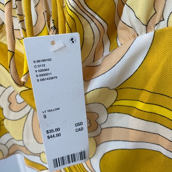 Urban Outfitters Yellow Crop Top - Picture 5 of 7